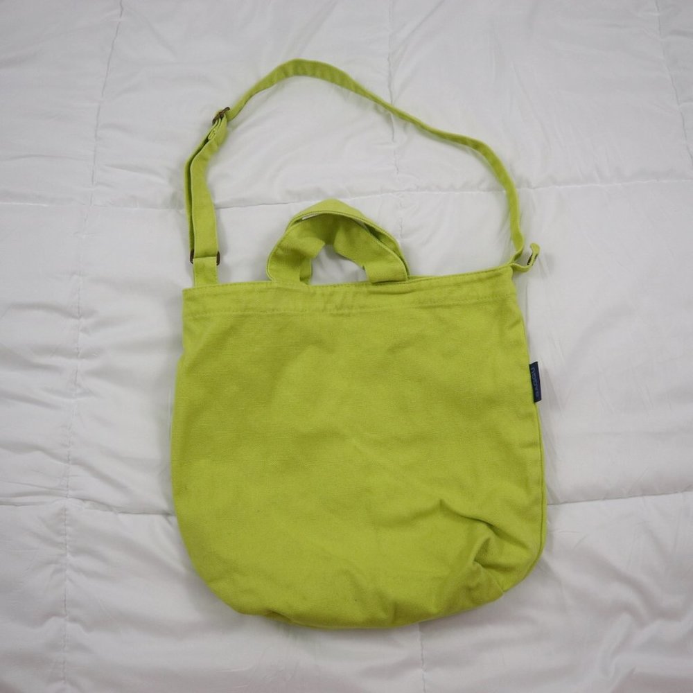 BAGGU Lime Green Tote Bag